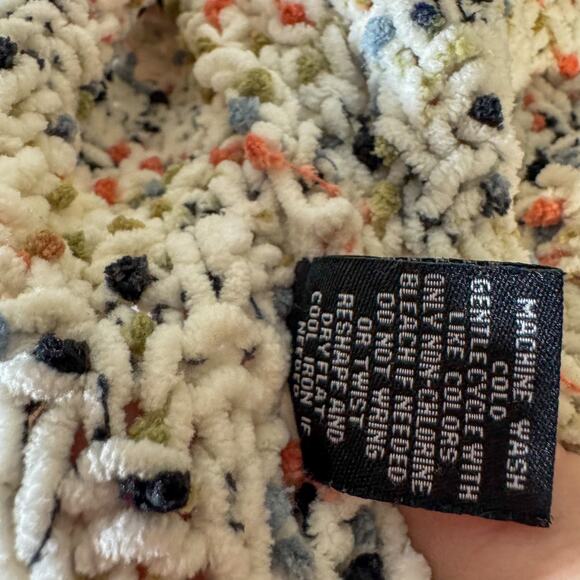 Moon & Madison Confetti Popcorn Sweater Cropped Chunky Knit Small Oversized - Picture 5 of 5